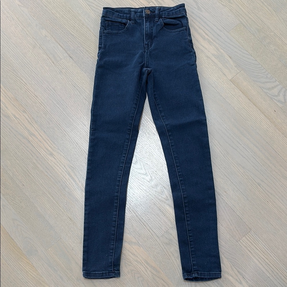 Forever 21 Blue Skinny Jeans High-Waisted Stretch